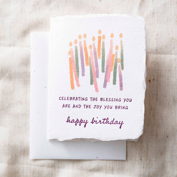 Paper Baristas - Blessing + Joy You Are |  Happy Birthday Greeting Card