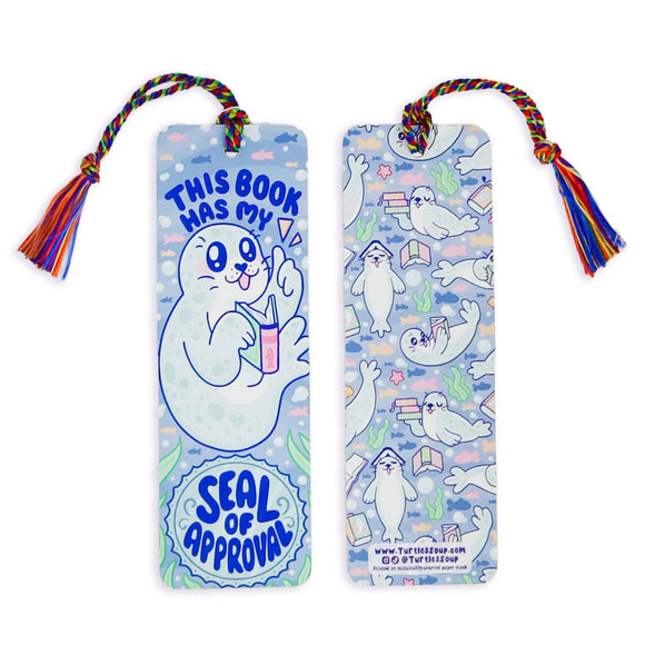 Turtle's Soup - Seal of Approval Reader Gift Bookmark with Tassel