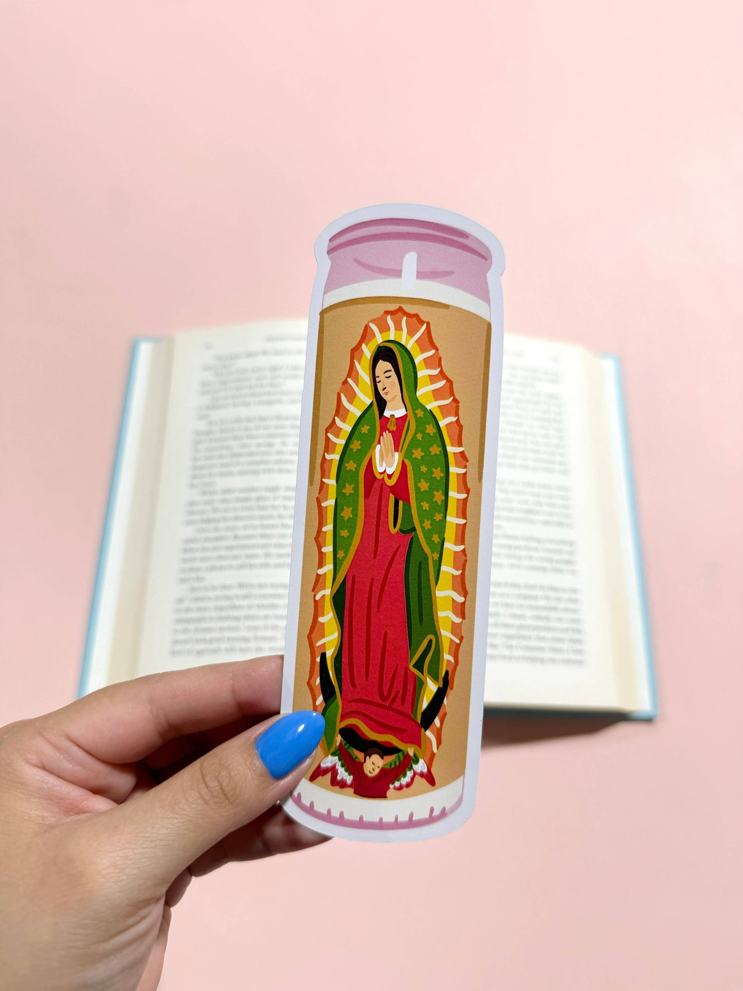 Bloomwolf Studio - Virgencita Candle Die Cut Bookmark
