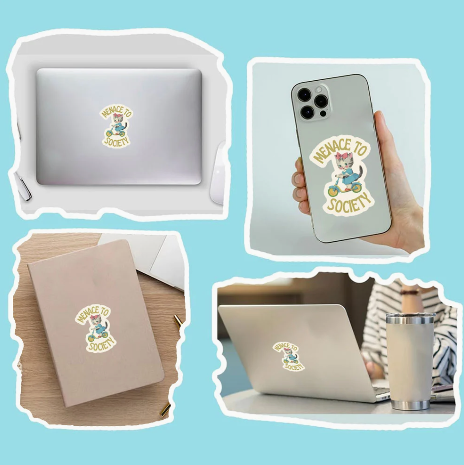 inviting affairs paperie - Menace to Society Sticker