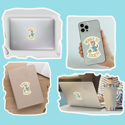 inviting affairs paperie - Menace to Society Sticker