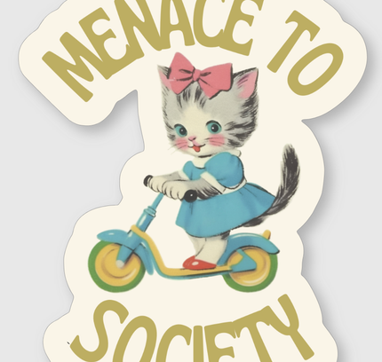 inviting affairs paperie - Menace to Society Sticker