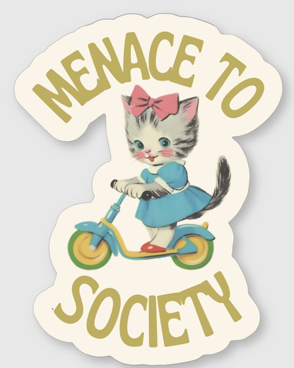 inviting affairs paperie - Menace to Society Sticker