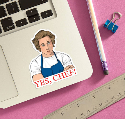THE FOUND - The Bear Yes, Chef! Die Cut Sticker