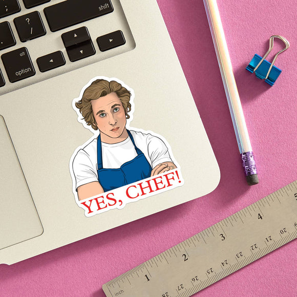 THE FOUND - The Bear Yes, Chef! Die Cut Sticker