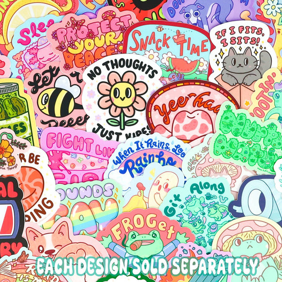 Turtle's Soup - Reading Is Magic Rainbow Book Vinyl Sticker