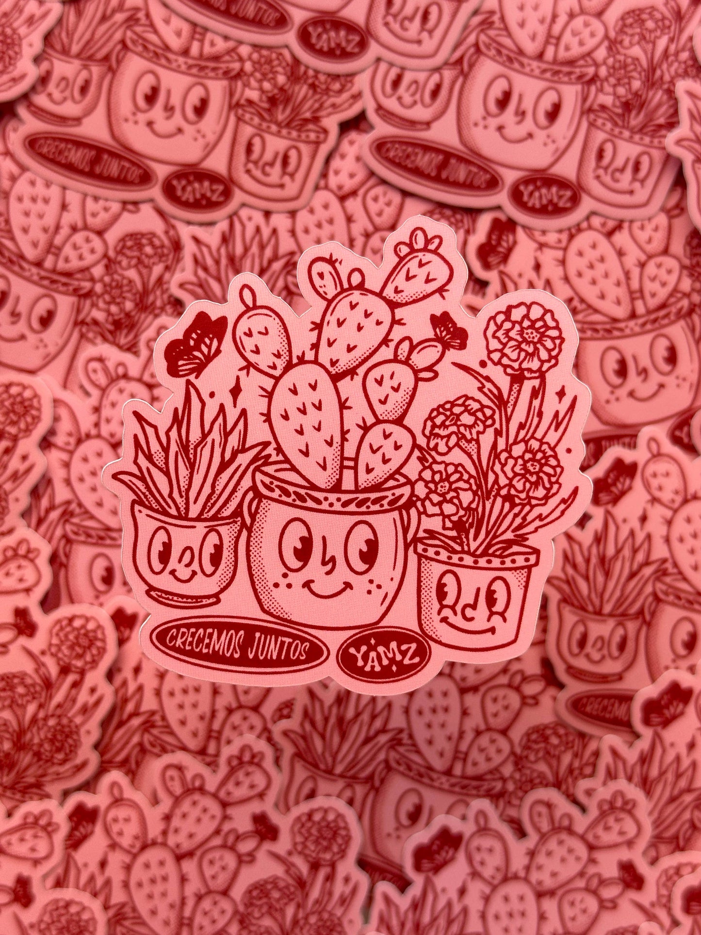YAMZ: World of Color - Mexico Plant Babies Sticker