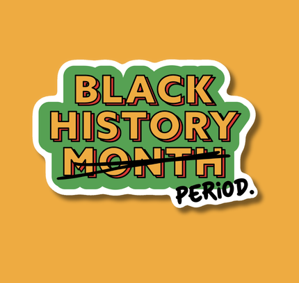 Indigo Maiden - Black History Period Sticker