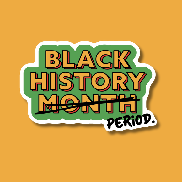 Indigo Maiden - Black History Period Sticker