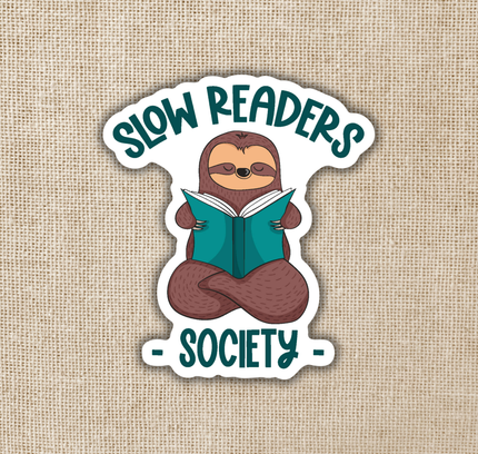 Wildly Enough - Slow Readers Society Sticker