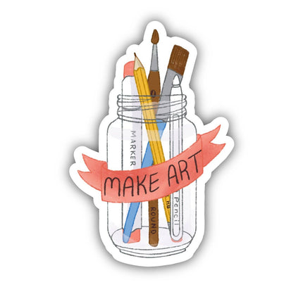 Big Moods - Make Art Sticker