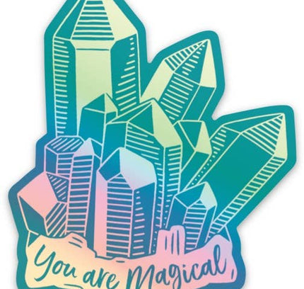 THE FOUND - Crystals You Are Magical Die Cut Sticker