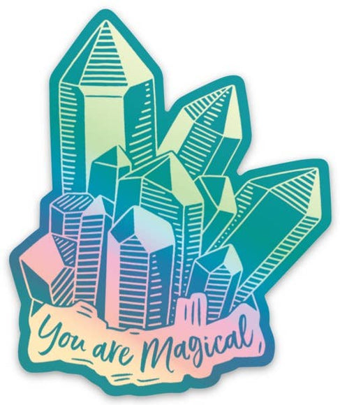 THE FOUND - Crystals You Are Magical Die Cut Sticker