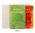 Paletas 3-Pack C: Green - White - Red/Orange