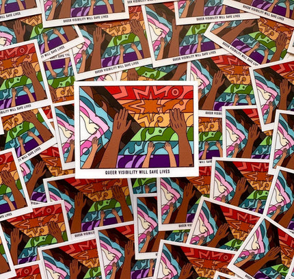 YAMZ: World of Color - Queer Visibility Sticker