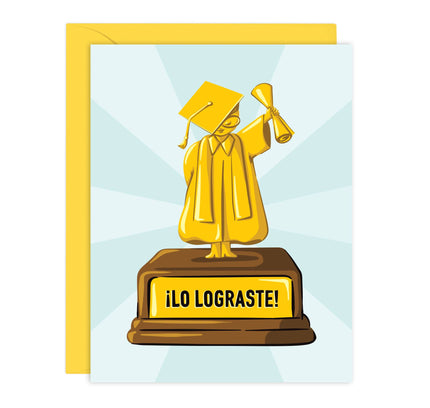 Lucy Loves Paper - ¡Lo Lograste! - graduation card  in Spanish