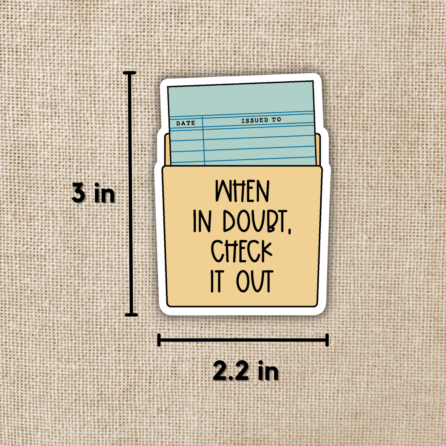 Wildly Enough - When In Doubt Check It Out Sticker