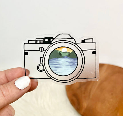 Big Moods - Camera Nature Clear Sticker