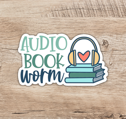 Wildly Enough - Audiobook Worm Sticker