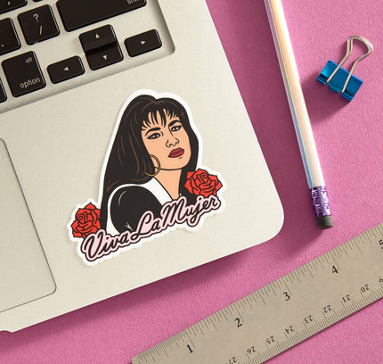 THE FOUND - Selena Viva La Mujer Die Cut Sticker