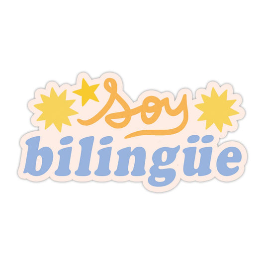 Bloomwolf Studio - Soy Bilingüe Vinyl Sticker - Spanish Sticker