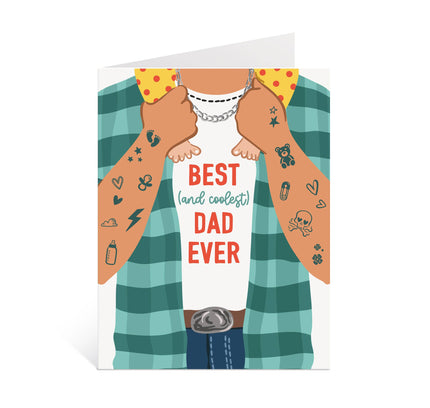 Lucy Loves Paper - Best & Coolest Father's Day Card (A2)