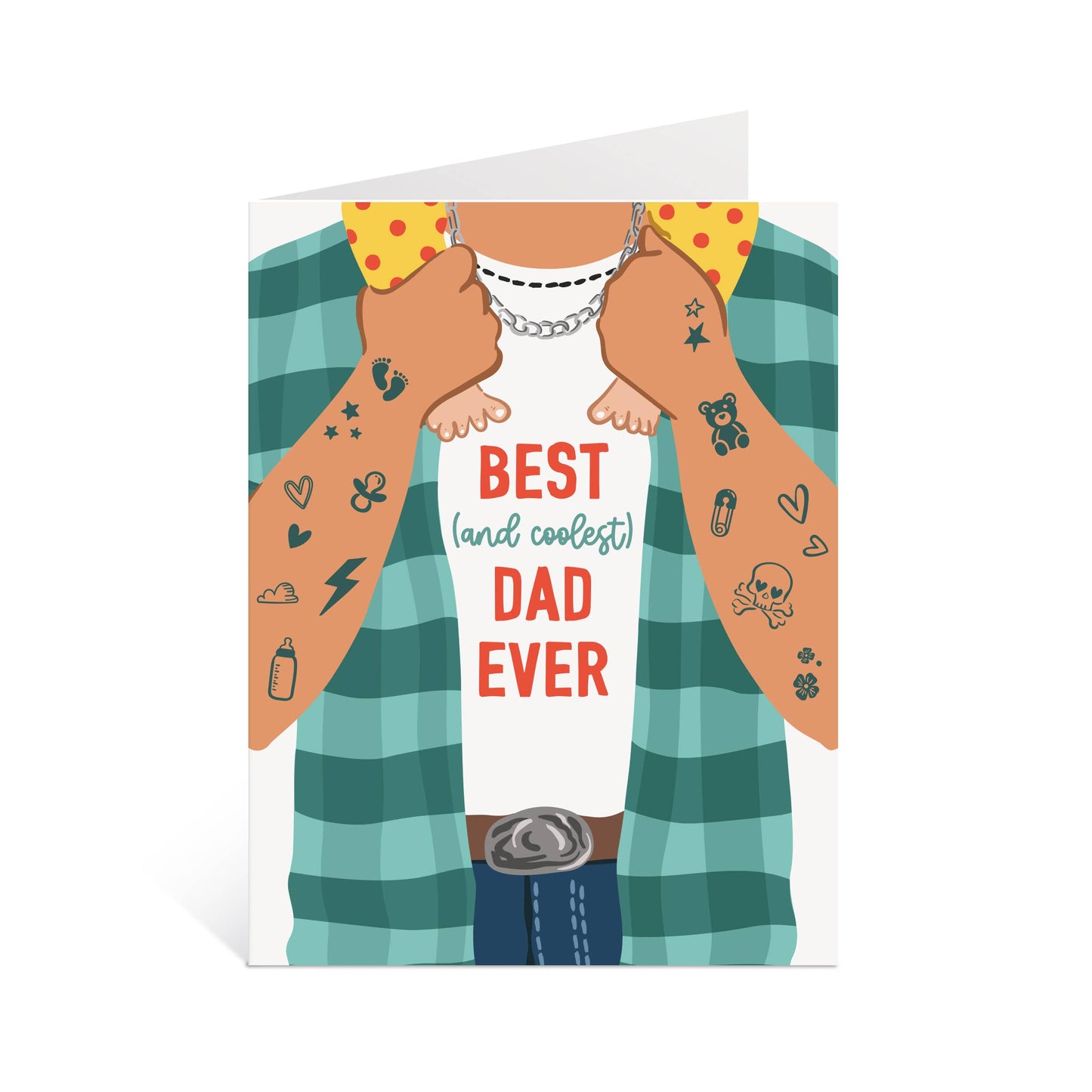 Lucy Loves Paper - Best & Coolest Father's Day Card (A2)