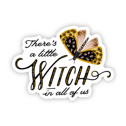 Wildly Enough - Little Witch In All Of Us Sticker, 3-inch