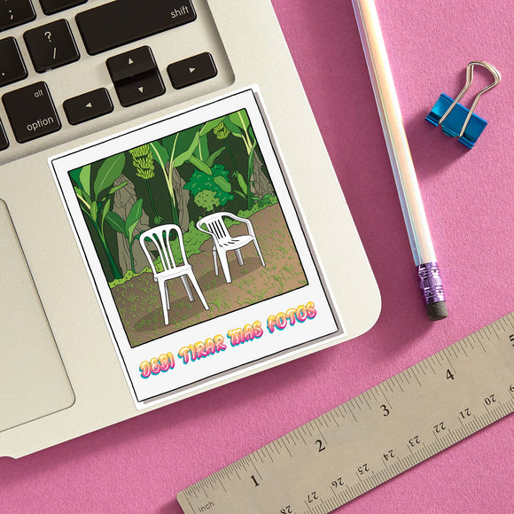 THE FOUND - Bad Bunny Polaroid Die Cut Sticker