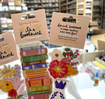 Bloomwolf Studio - Hanging Plants Die Cut Bookmark