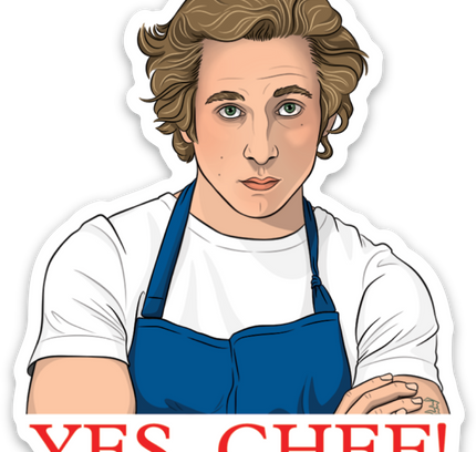 THE FOUND - The Bear Yes, Chef! Die Cut Sticker