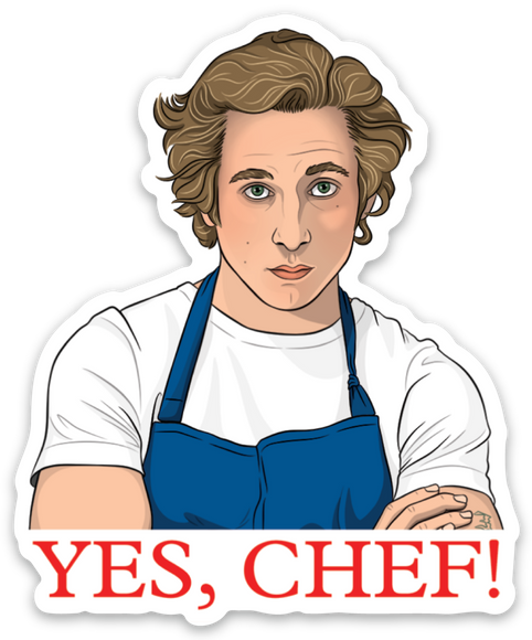 THE FOUND - The Bear Yes, Chef! Die Cut Sticker