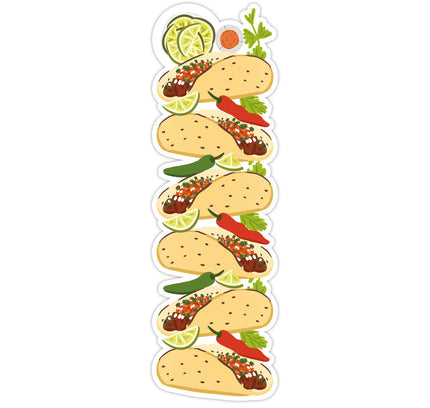 Bloomwolf Studio - Tacos Die Cut Bookmark