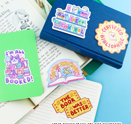 Turtle's Soup - The Book Was Better Ticket Stub Reading Vinyl Sticker