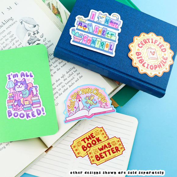 Turtle's Soup - The Book Was Better Ticket Stub Reading Vinyl Sticker