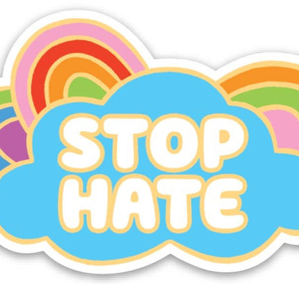THE FOUND - Stop Hate Die Cut Sticker