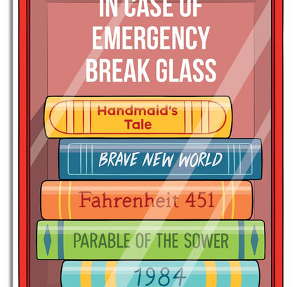 THE FOUND - Books Break in Case of Emergency Die Cut Sticker