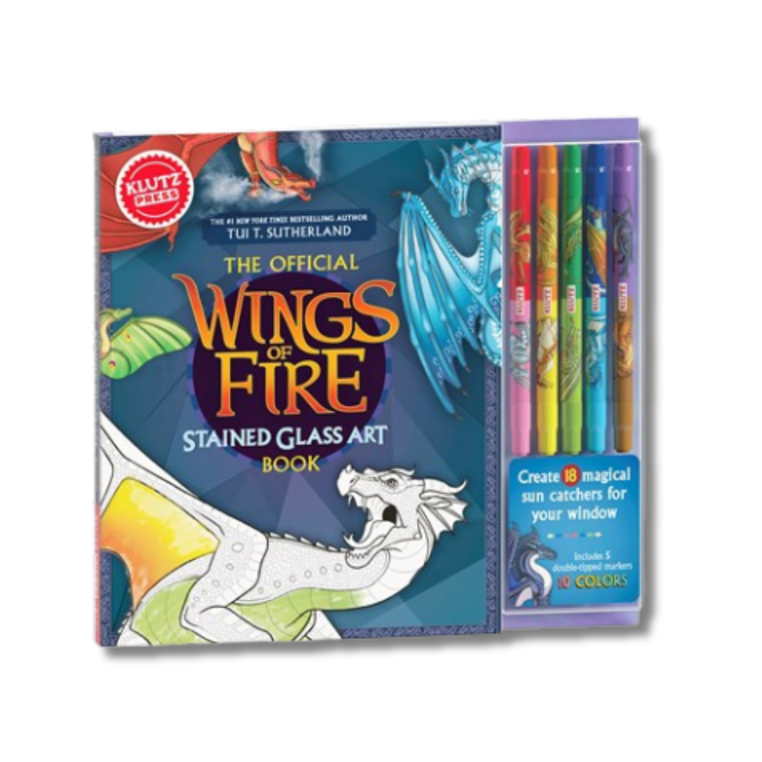 KlutzPress Wings of Fire Stained Glass Art