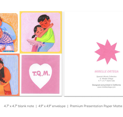 "Te Quiero Mucho" Family Card