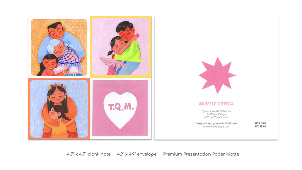 "Te Quiero Mucho" Family Card