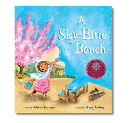 A Sky-Blue Bench
