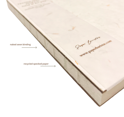 Paper Baristas - Journal Notebook Planner | Dot Grid Lined Petal Seed Paper