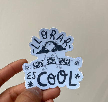 Jen Zeano Designs - Llorar Es Cool Sticker