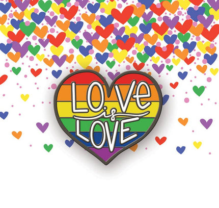 Paper House Productions - Love is Love Enamel Pin