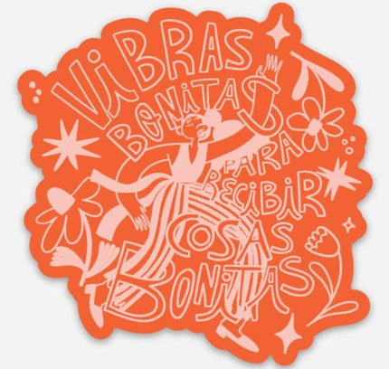 Jen Zeano Designs - Vibras Bonitas Sticker
