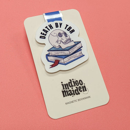 Indigo Maiden - Death by TBR Magnetic Bookmark