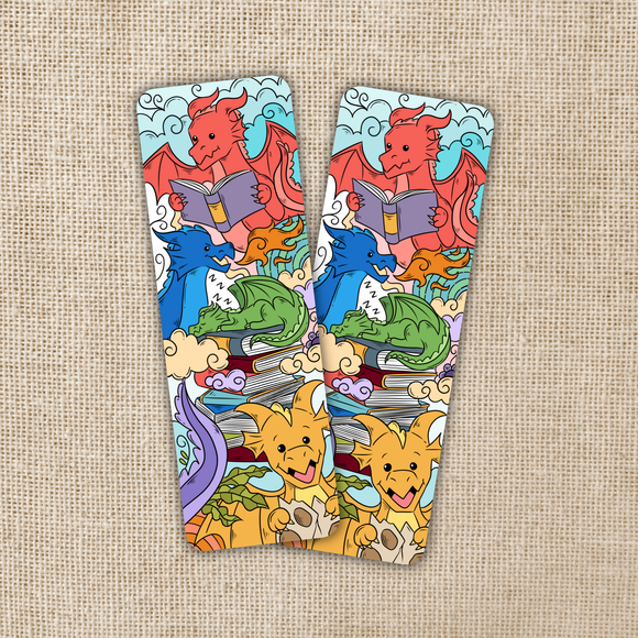 Kingdom of Threads - Reading Dragon Pile Bookmark