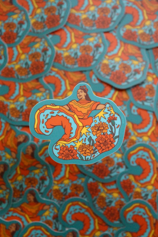 YAMZ: World of Color - Marigold Dancer Sticker