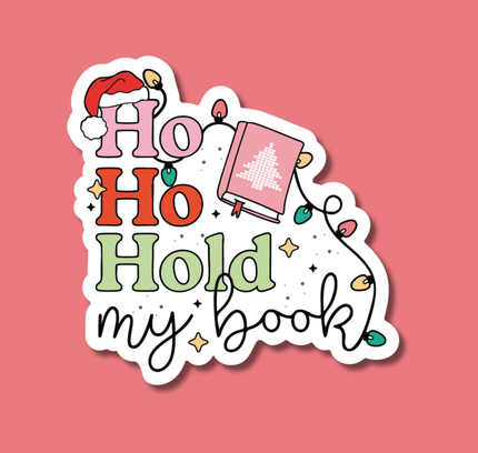 Indigo Maiden - Ho Ho Hold My Book Sticker