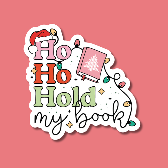 Indigo Maiden - Ho Ho Hold My Book Sticker